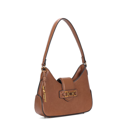 Bolsa Baguete Santa Lolla Caramelo Floater Zíper