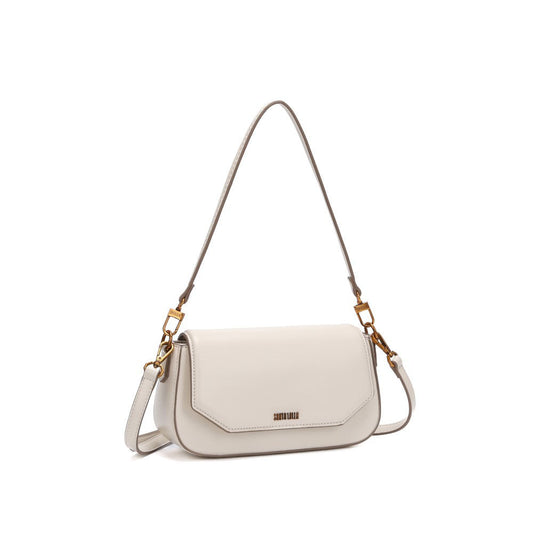Bolsa Baguete Santa Lolla Off White Alça Dupla