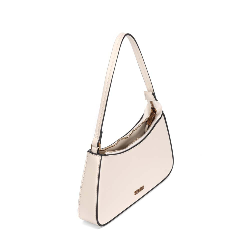 Bolsa Baguete Santa Lolla Off White Vivo Preto