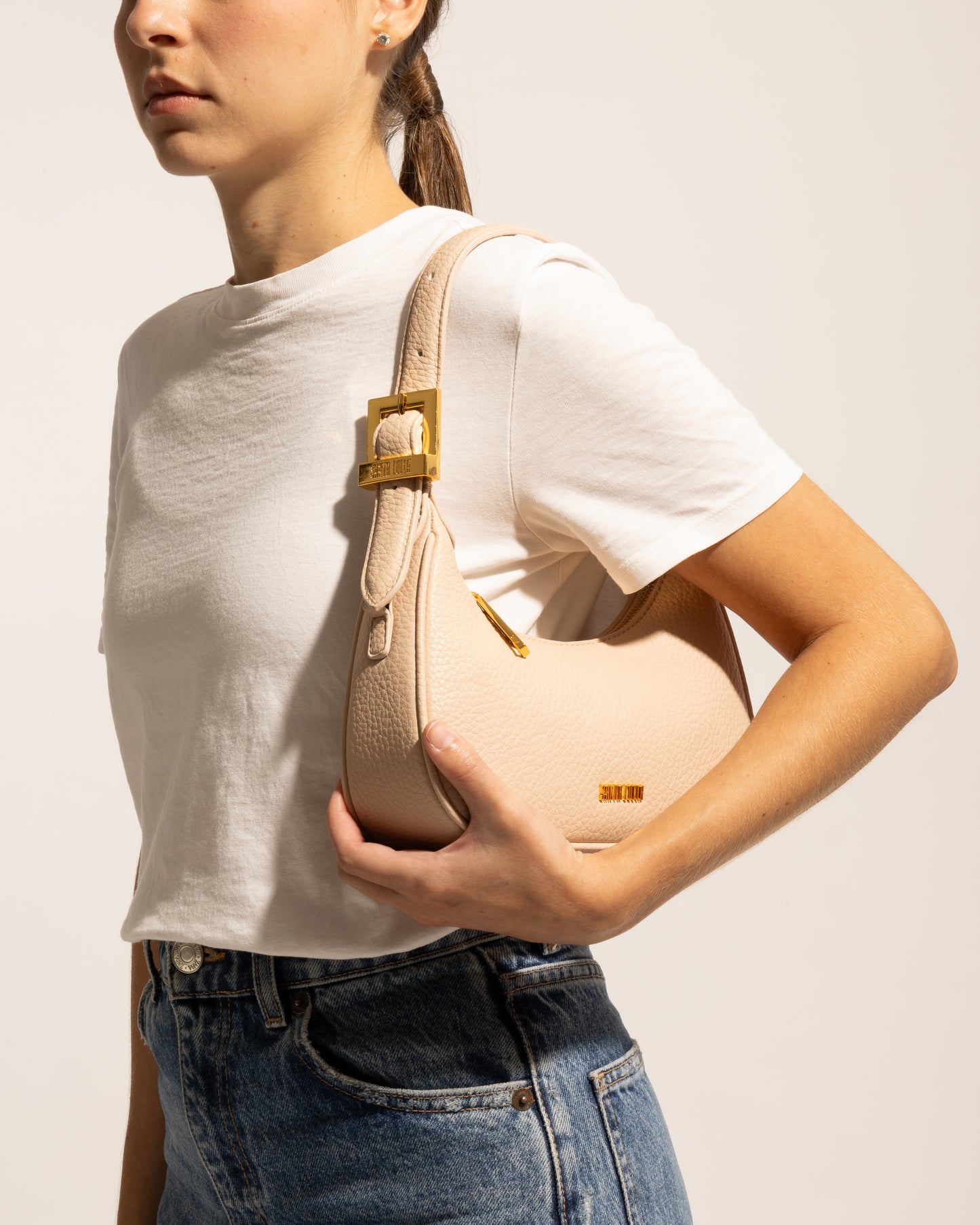 Bolsa Meia Lua Santa Lolla Rosa