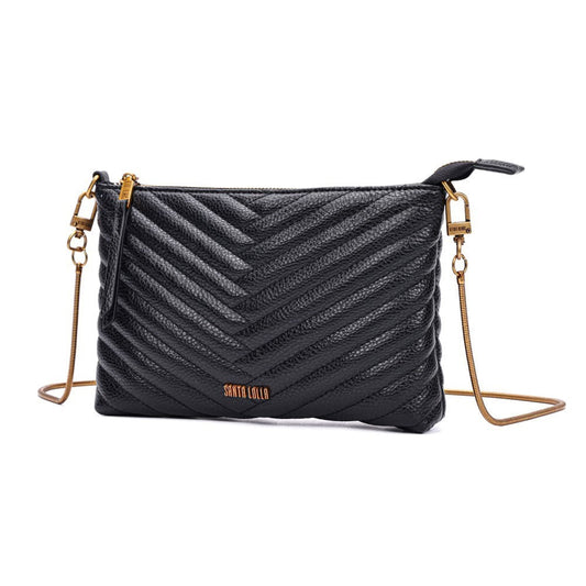 Bolsa Preta Santa Lolla Alça Corrente