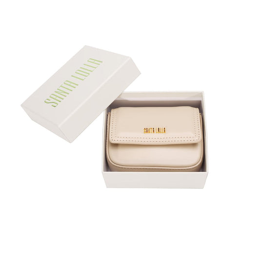 Bolsa Santa Lolla Bege Alça Transversal
