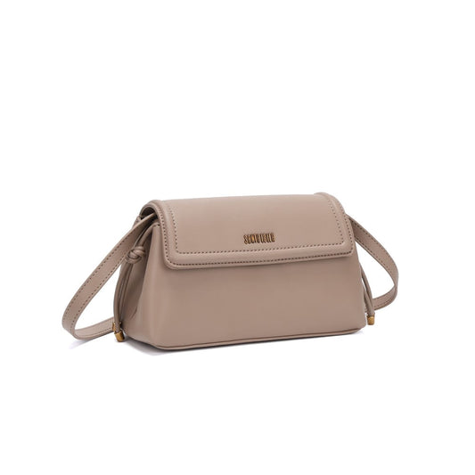 Bolsa Santa Lolla Bege Soft Alça Transversal