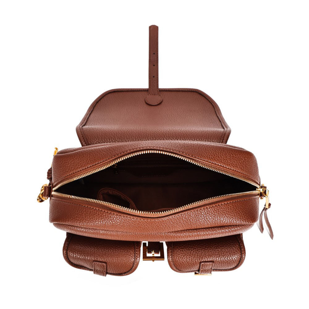 Bolsa Santa Lolla Marrom Bucket Transversal