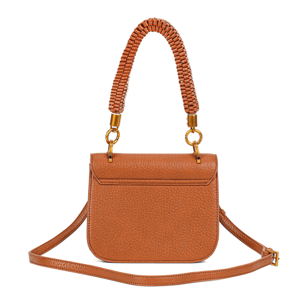 Bolsa Santa Lolla Marrom Duas Alças