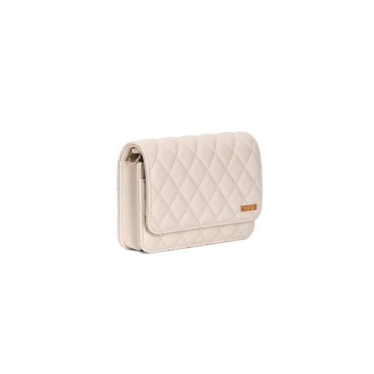 Bolsa Santa Lolla Off White Alça Correntes Transversal