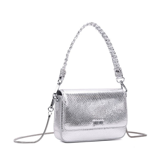 Bolsa Santa Lolla Prata Alça Trança