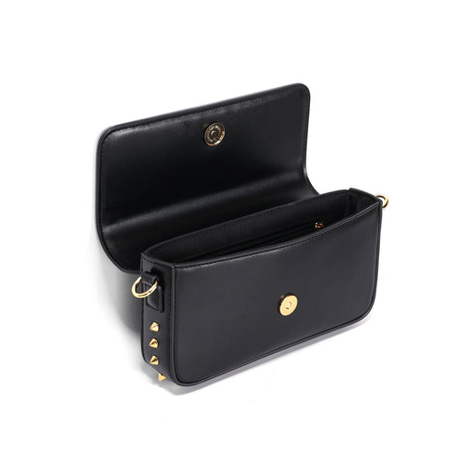 Bolsa Santa Lolla Preta Spikes Alça Dupla