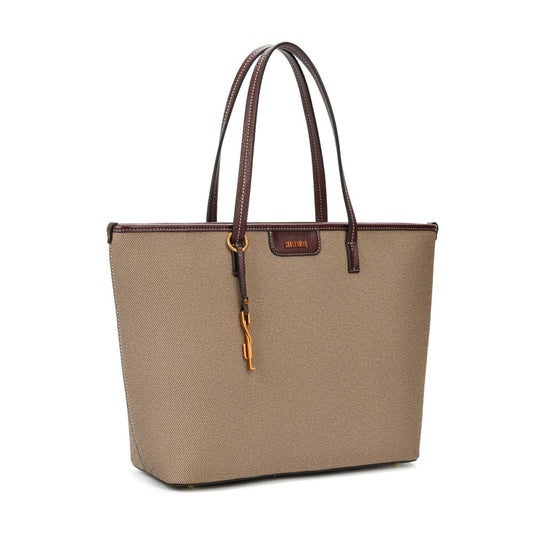 Bolsa Shopper Santa Lolla Bege Canvas