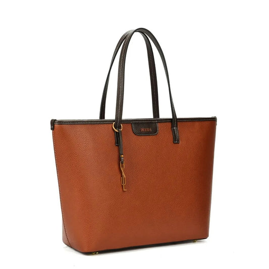 Bolsa Shopper Santa Lolla Caramelo Floater Viés Café