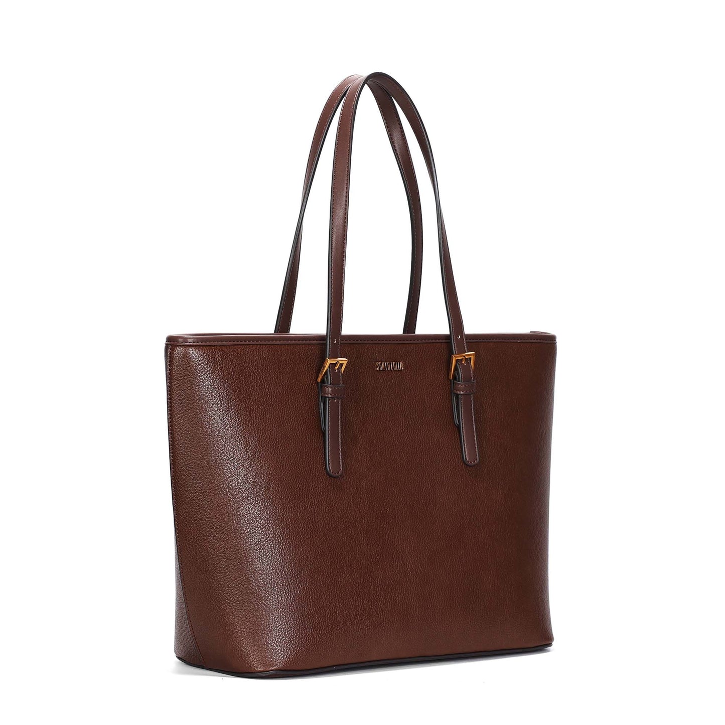 Bolsa Shopper Santa Lolla Marrom Alça Ombro