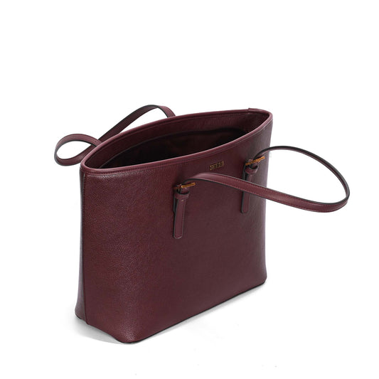 Bolsa Shopper Santa Lolla Vinho Alça Ombro