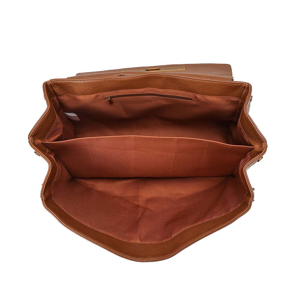 Bolsa Tote Santa Lolla Caramelo Alça Dupla Floater