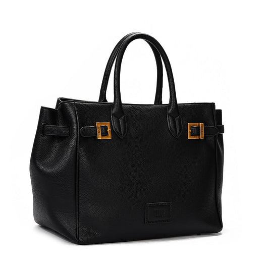 Bolsa Tote Santa Lolla Grande Preta Alça De Mão