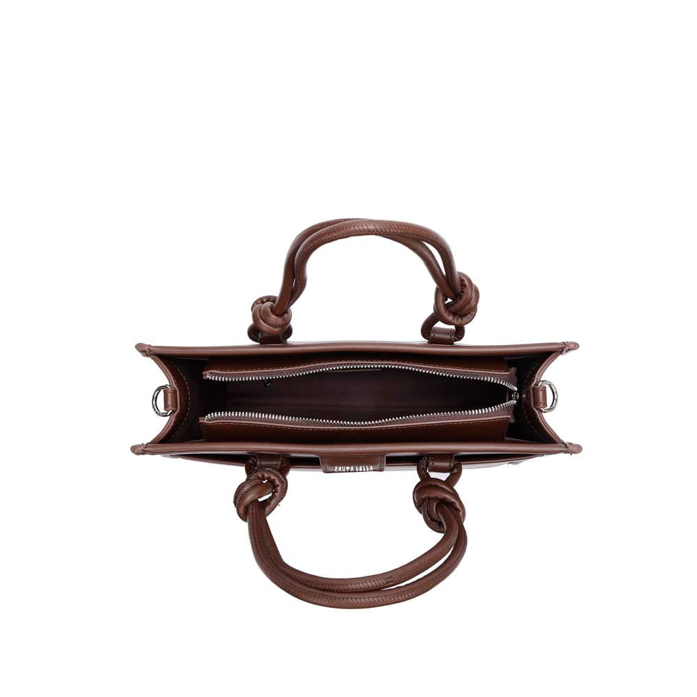 Bolsa Tote Santa Lolla Marrom Grande Alça Removível