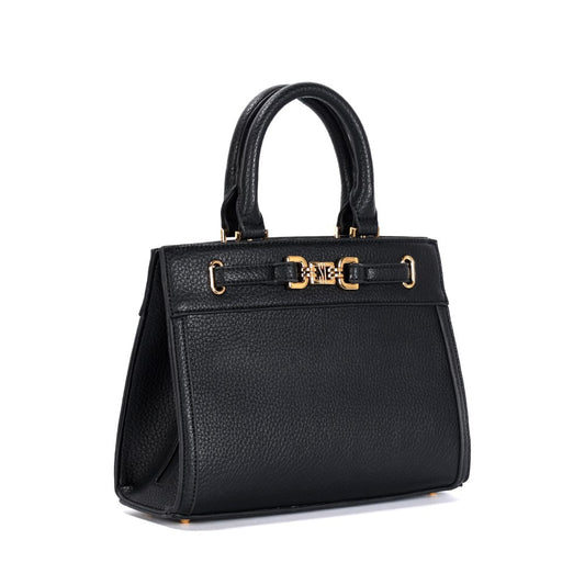 Bolsa Tote Santa Lolla Preta Bridão Alça Transversal