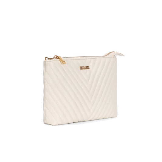 Bolsa Transversal Santa Lolla Off White Matelassê