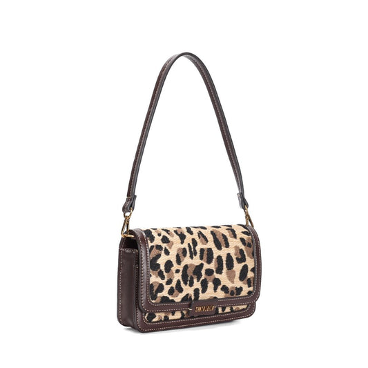 Bolsa Transversal Santa Lolla Onça Tramada Pequena