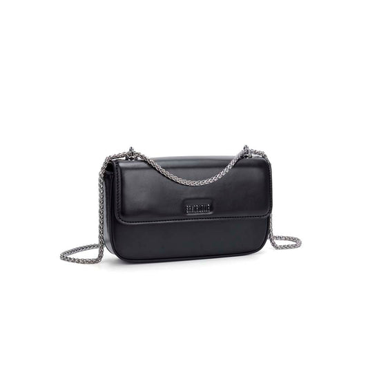 Bolsa Transversal Santa Lolla Preta Alça Corrente