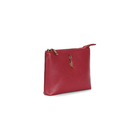 Bolsa Transversal Santa Lolla Vermelha Alça Correntes