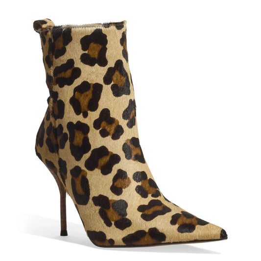 Bota Santa Lolla Onça Couro Com Pelo Salto Fino