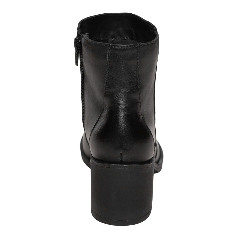Bota Santa Lolla Preta Cano Baixo Salto Bloco