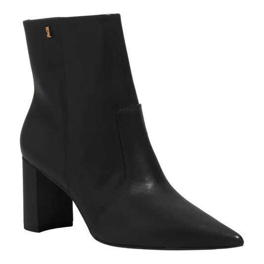 Bota Santa Lolla Preta Cano Curto Salto Bloco