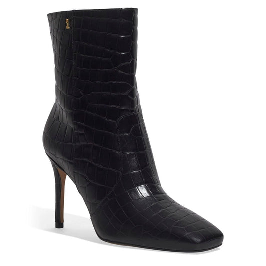 Bota Santa Lolla Preta Croco Salto Fino