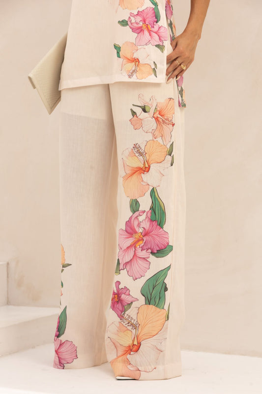 Calca Pantalona Estampa Brisa Leve Frysaide