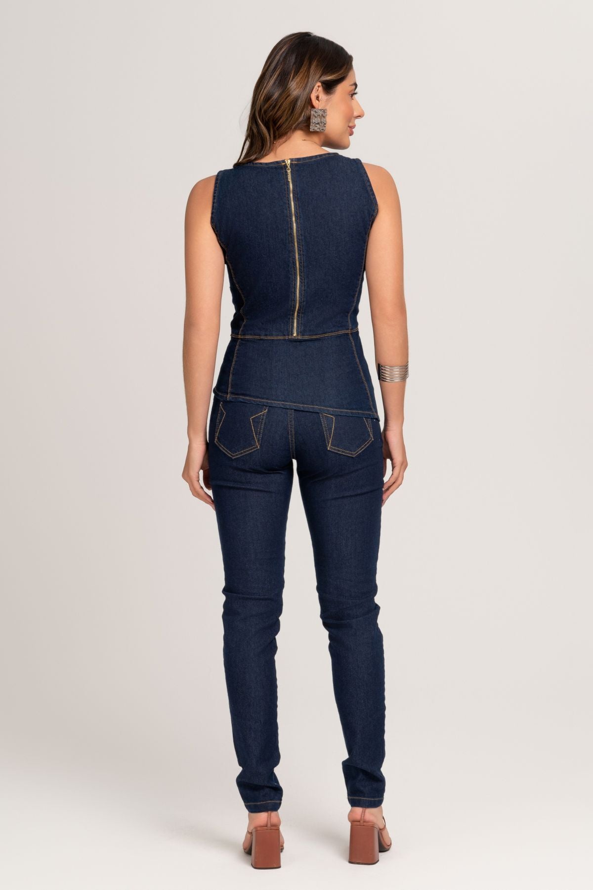 Calça Skinny Jeans Frysaide