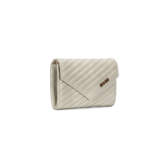 Carteira Santa Lolla Off White Matelassê Corrente