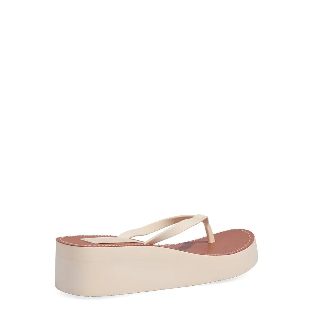 Chinelo Plataforma Santa Lolla Off White