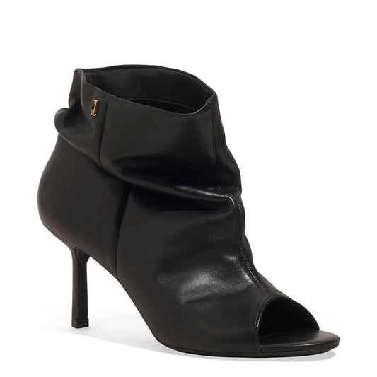 Open Boot Santa Lolla Preta Couro Salto Fino