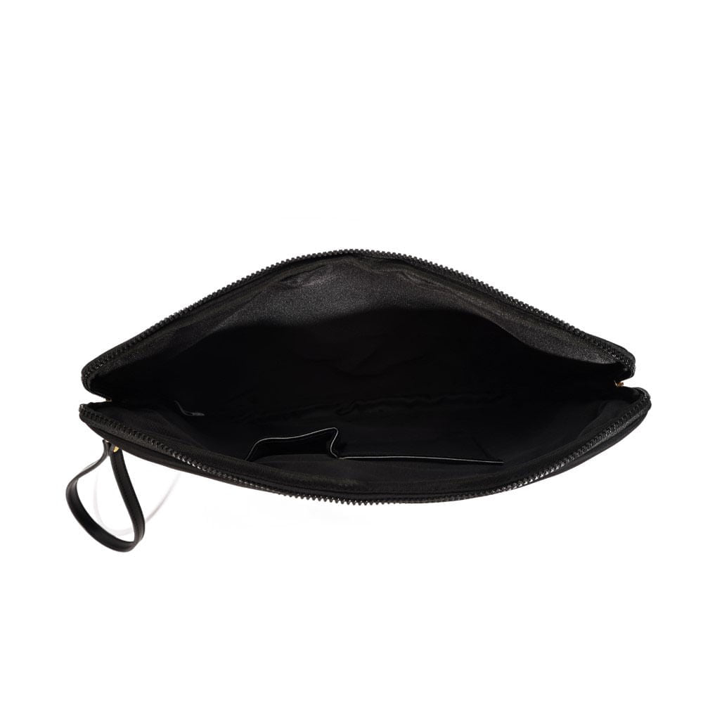 Porta Notebook Preto Nylon Com Alça De Mão