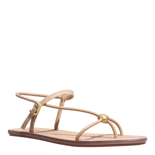 Rasteirinha Bege Santa Lolla Bico Redondo