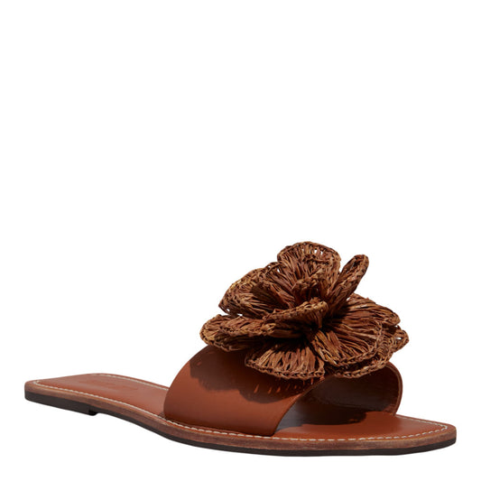 Rasteirinha Santa Lolla Marrom Flor