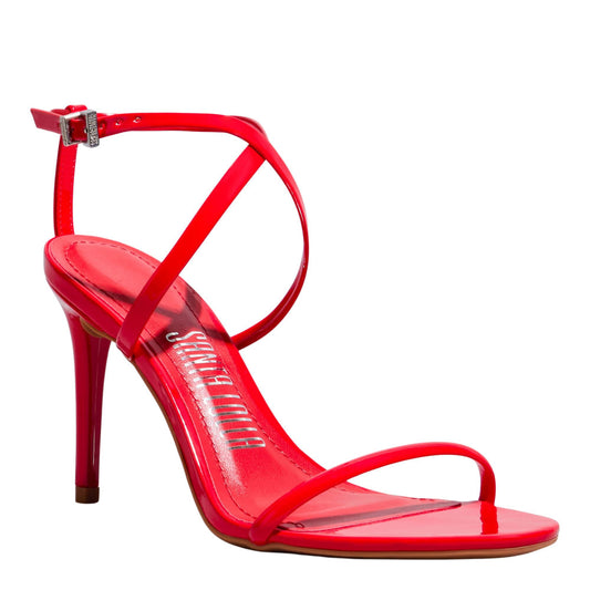 Sandália Vermelha Santa Lolla Salto Alto Fino