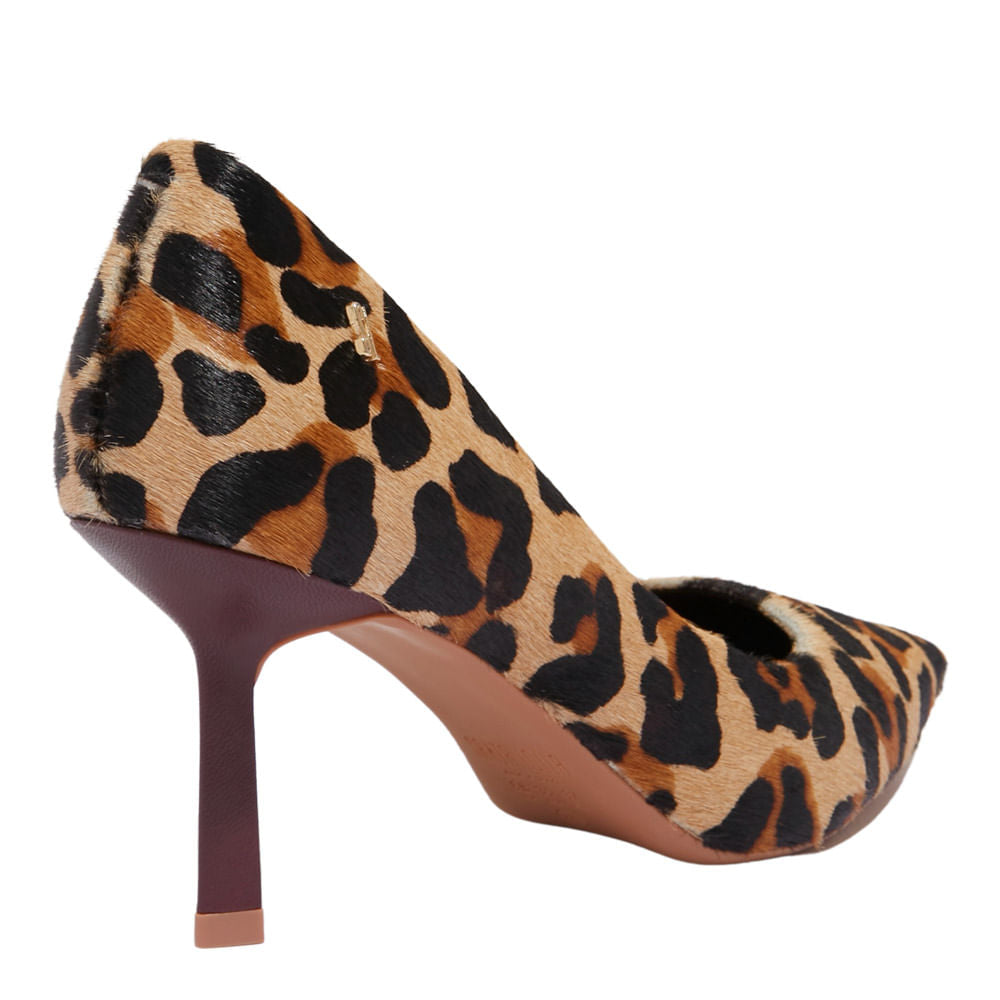 Scarpin Santa Lolla Onça Salto Fino