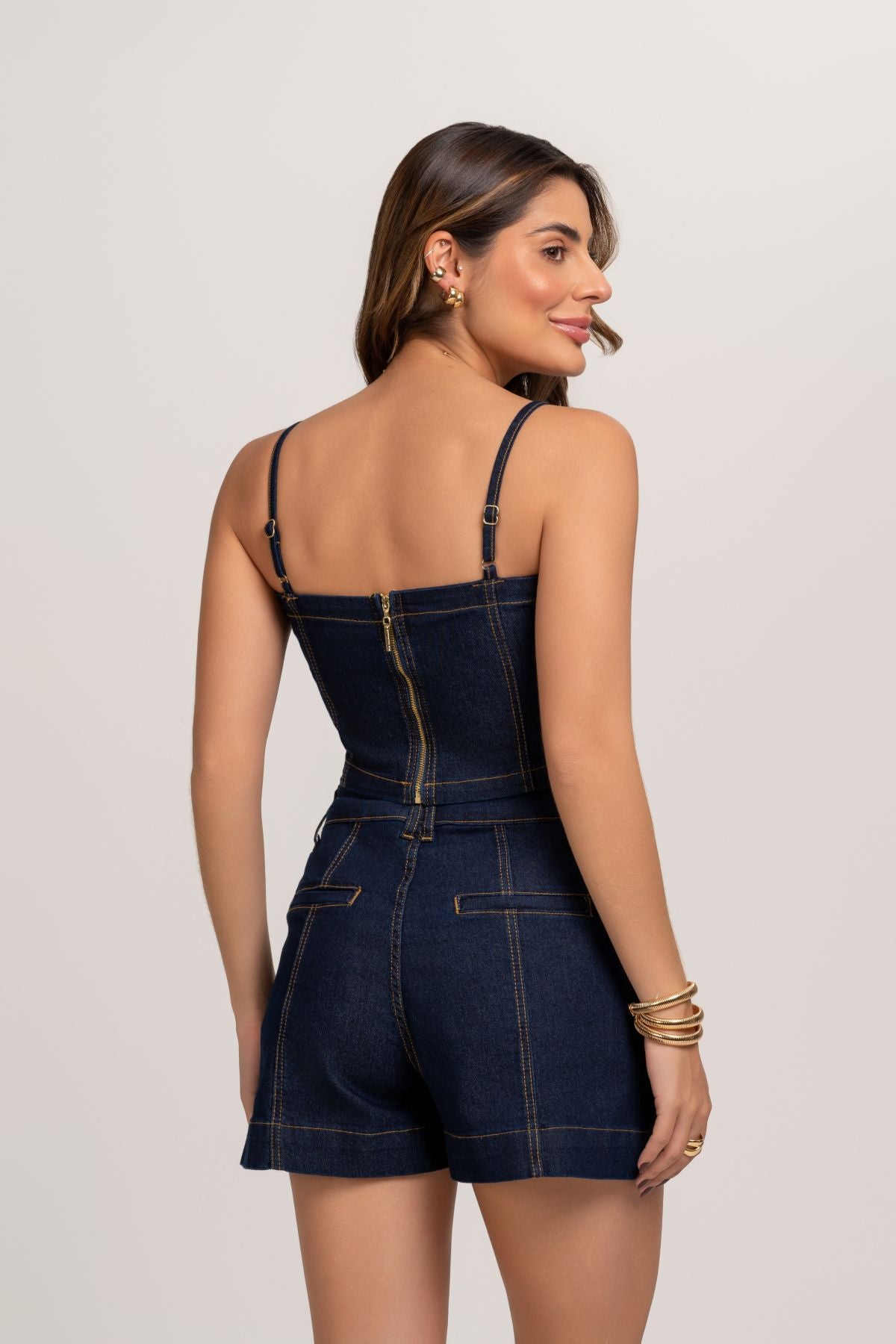 Short Jeans Bolso Faca Frysaide