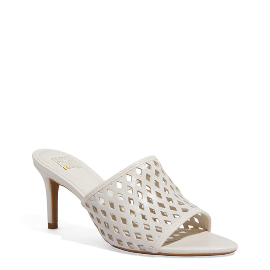 Tamanco Degalls Off White Vazado Salto Fino