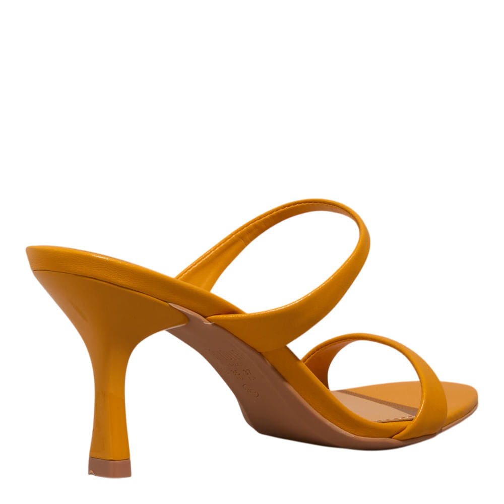 Tamanco Santa Lolla Mostarda Salto Fino