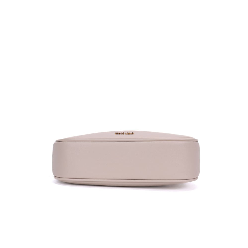 Bolsa Baguete Off White Meia Lua Santa Lolla Alça De Ombro