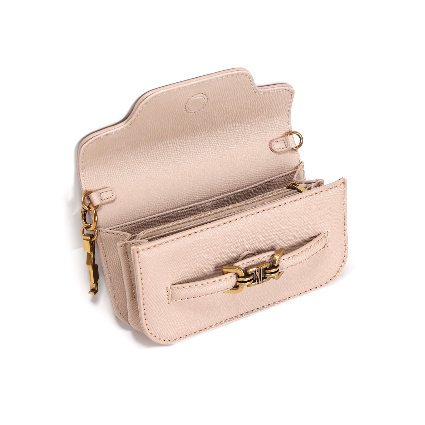 Bolsa Baguete Off White Santa Lolla Alça De Ombro