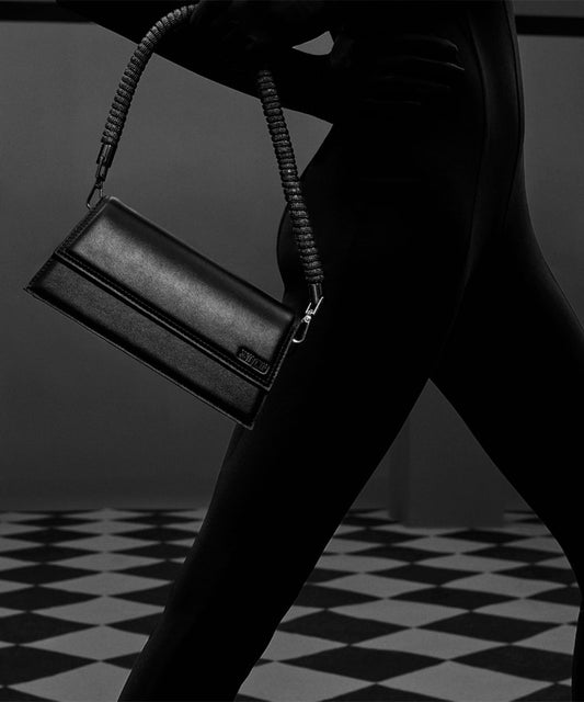 Bolsa Baguete Santa Lolla Gelo Transversal