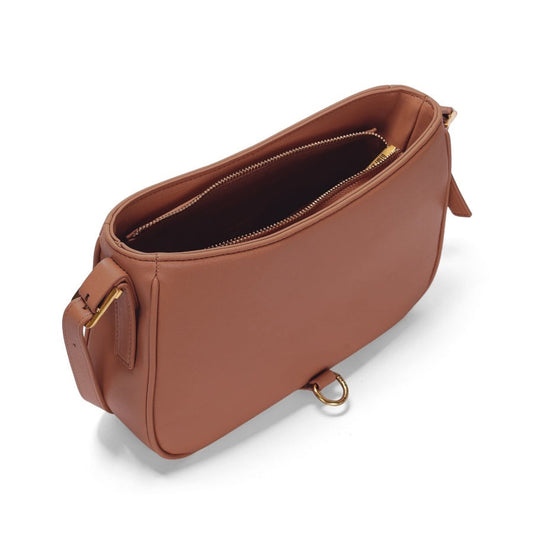 Bolsa Baguete Santa Lolla Marrrom Alça De Ombro