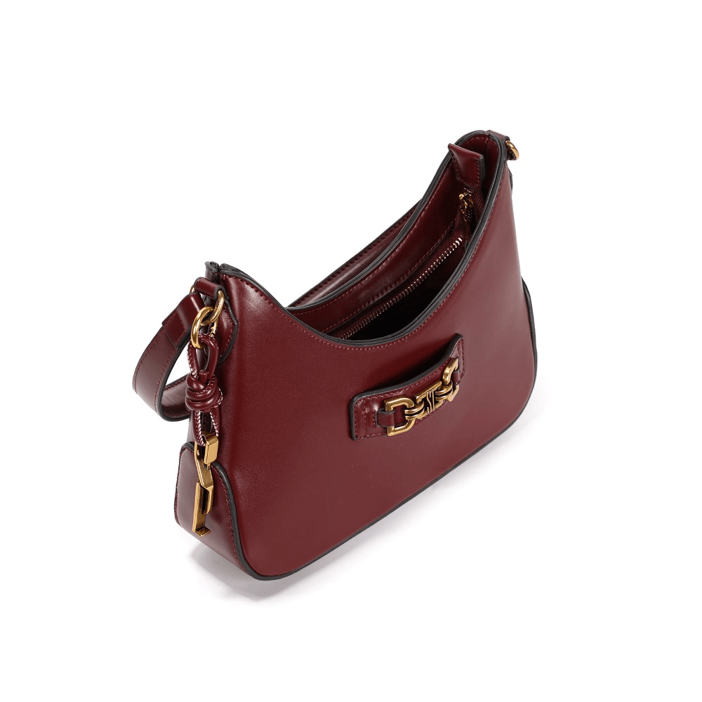 Bolsa Baguete Santa Lolla Vinho Alça De Ombro