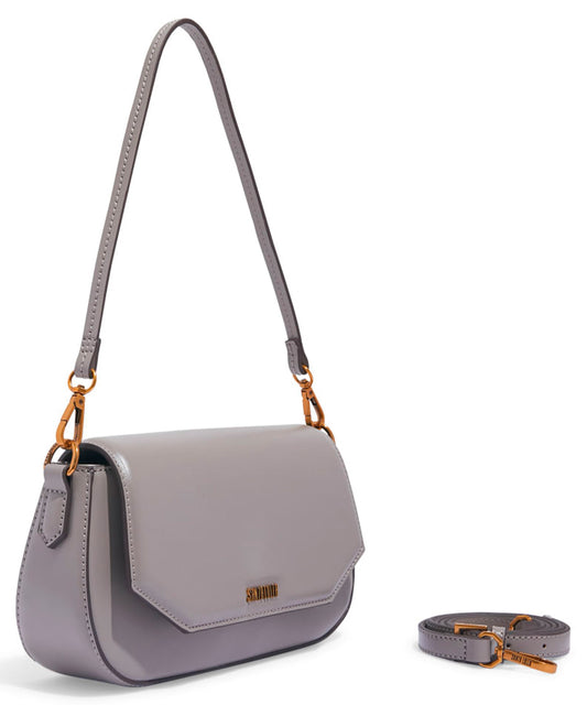 Bolsa Baguete Transversal Santa Lolla Cinza