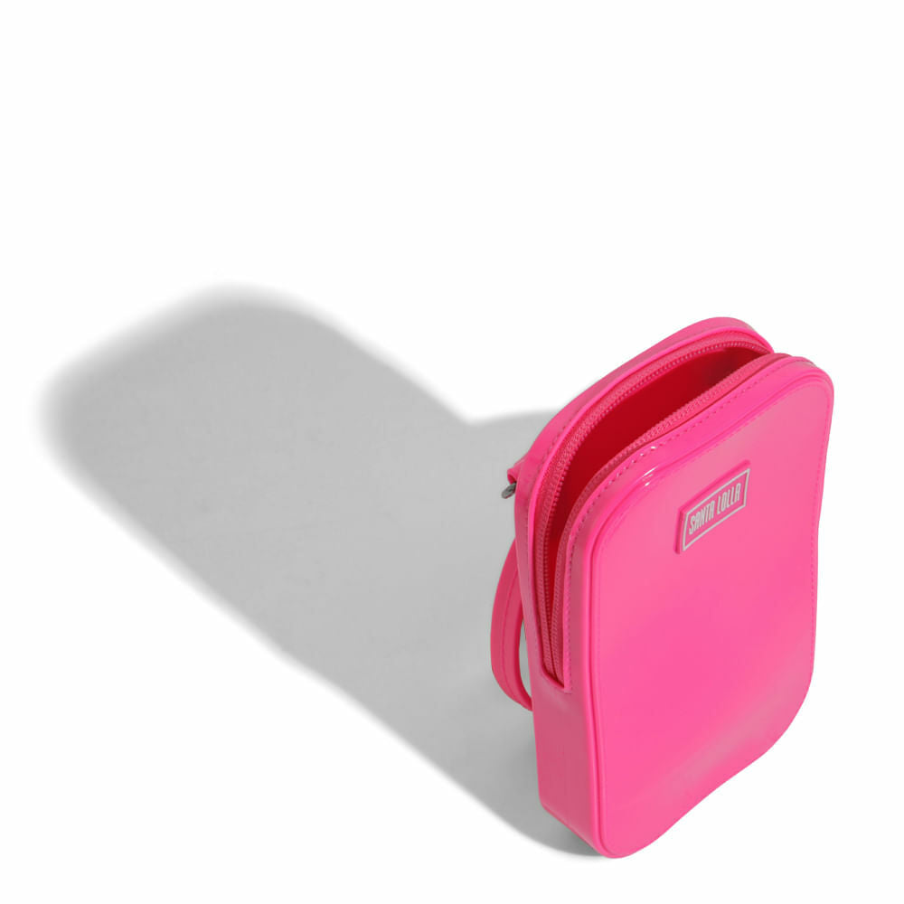 Bolsa Borracha Santa Lolla Rosa Neon