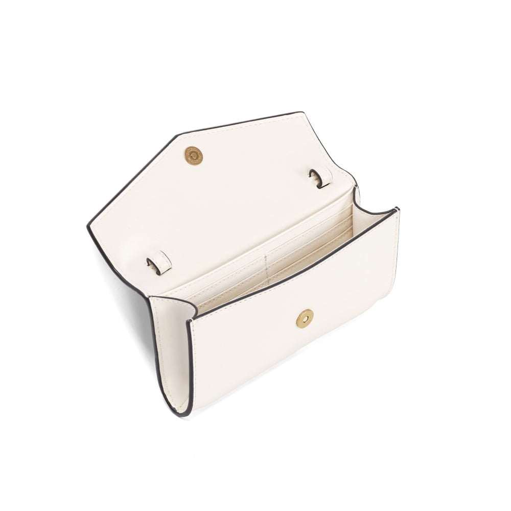 Bolsa Carteira Off White Santa Lolla Alça Transversal