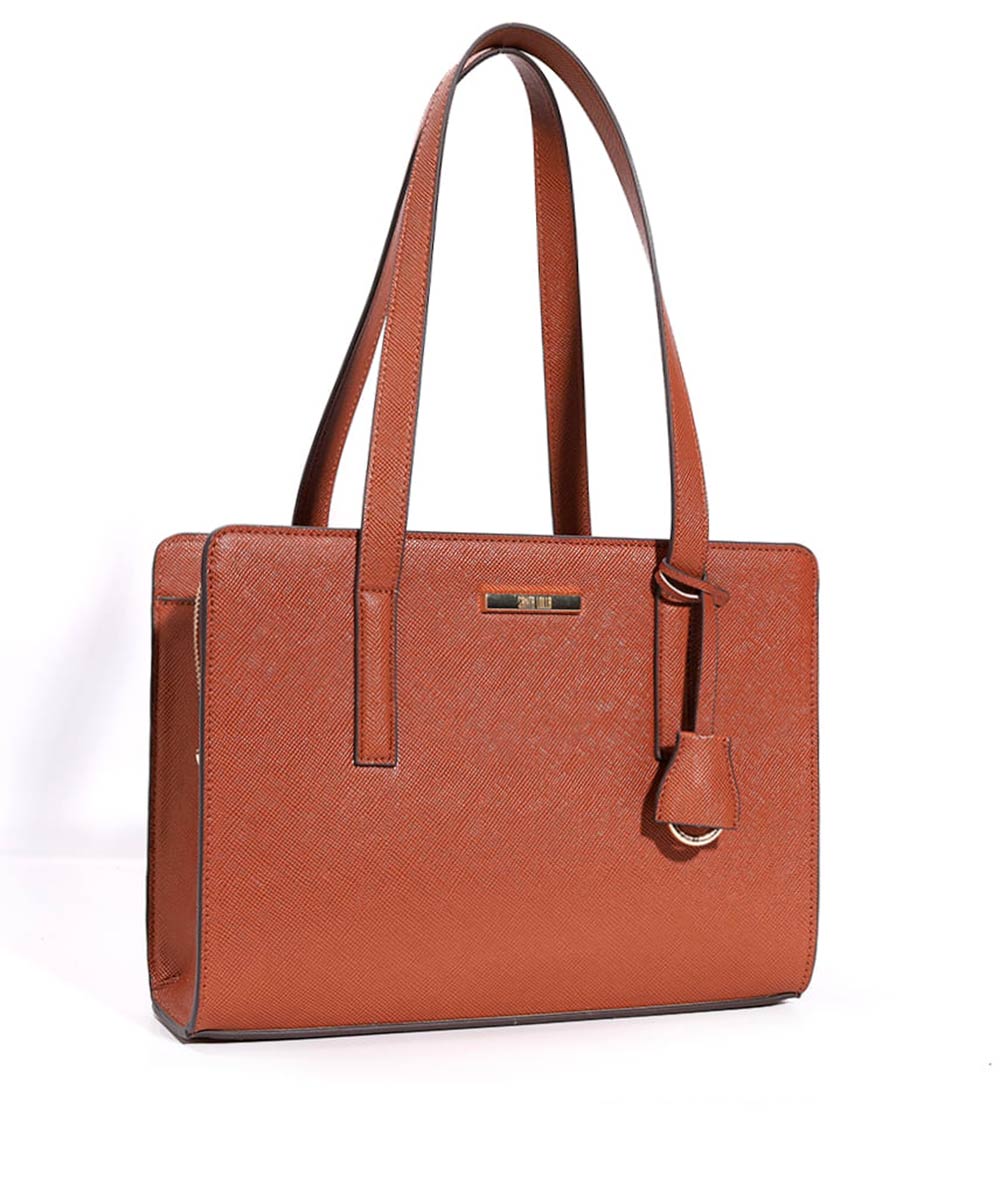 Bolsa de Ombro Santa Lolla Caramelo